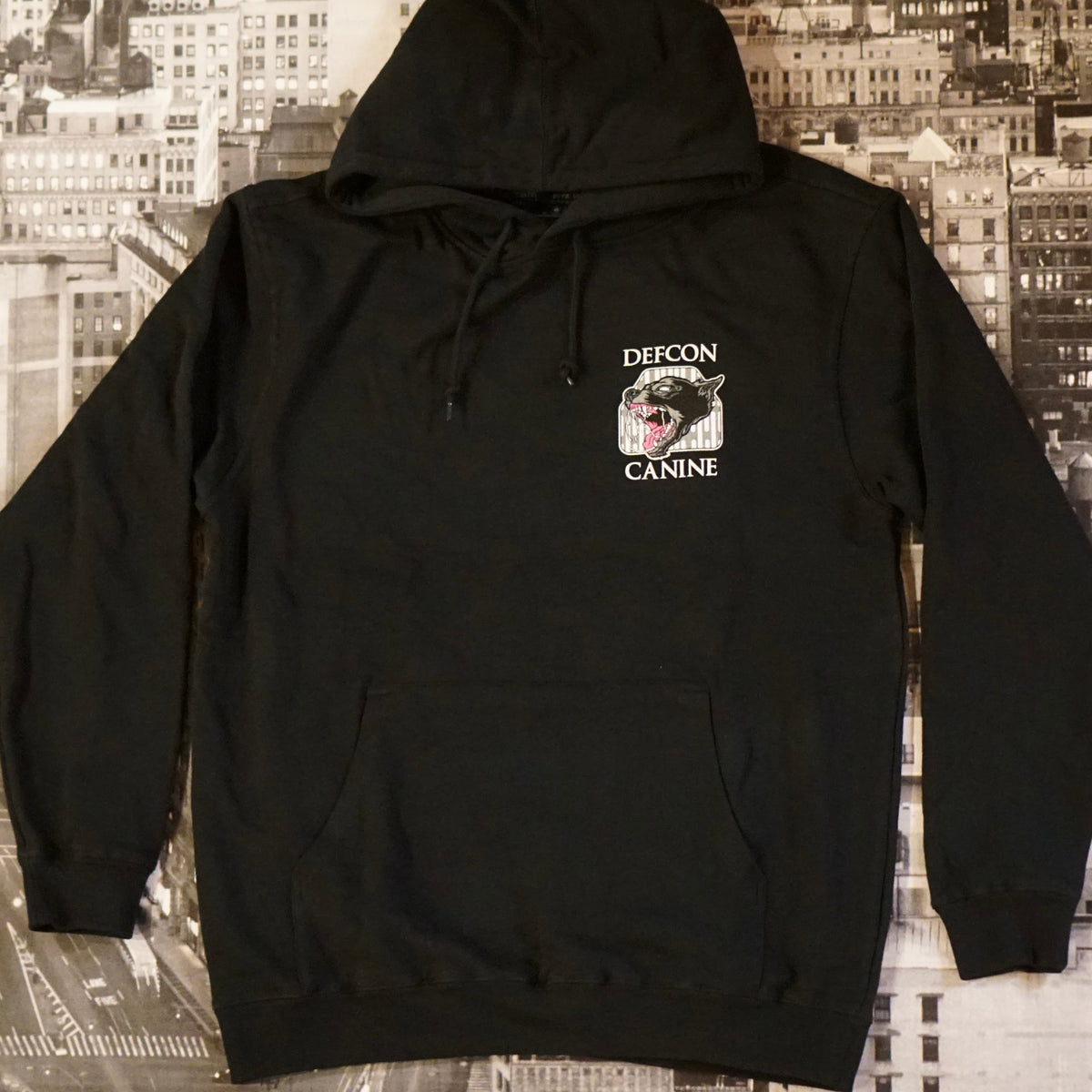 Defcon Hoodie / good NEW / LG / BLK