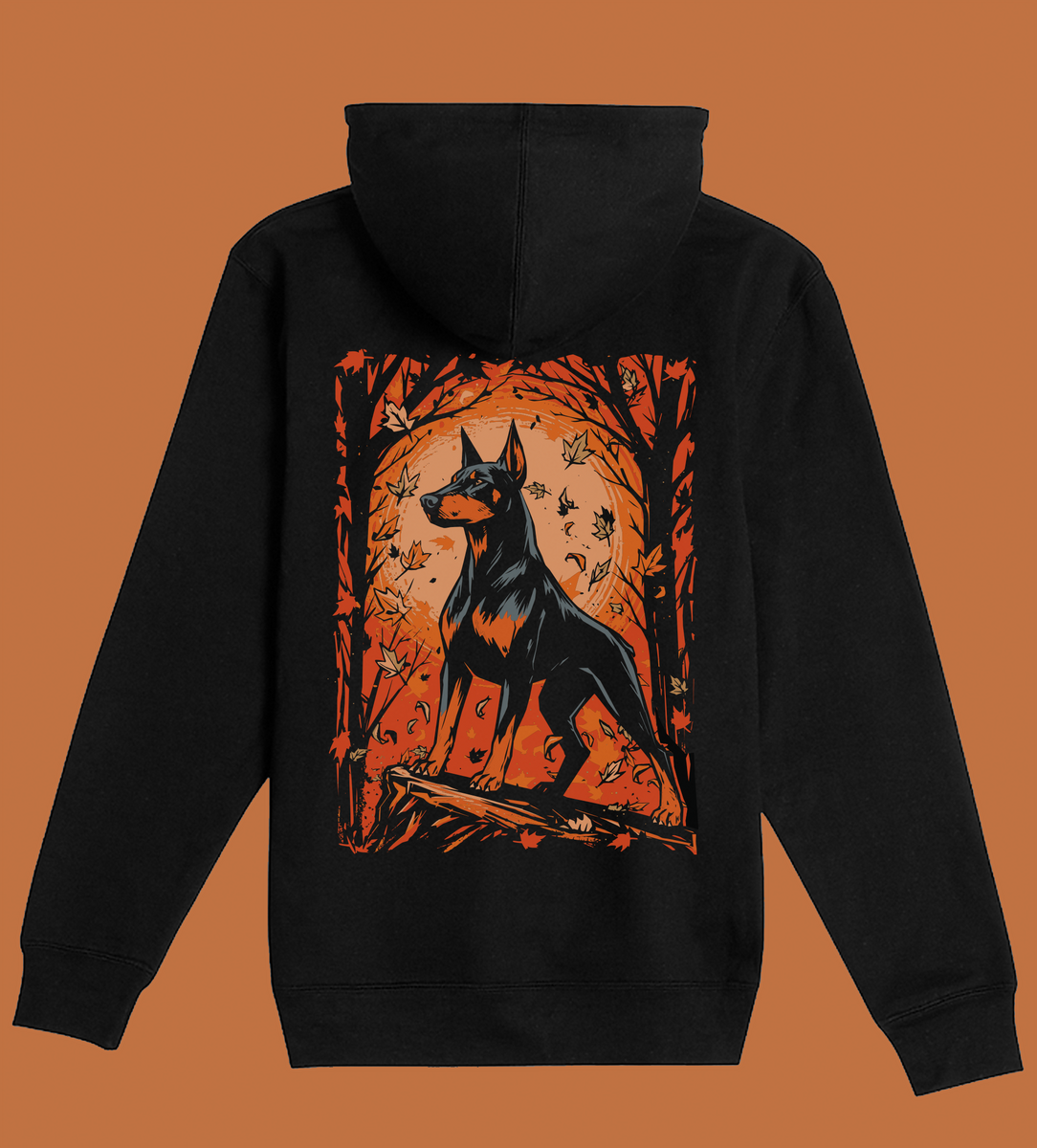 Autumn Doberman Hooded Sweatshirt – Defcon Propaganda