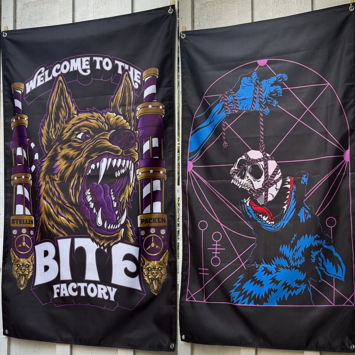 Bite Factory Double-Sided Flag – Defcon Propaganda