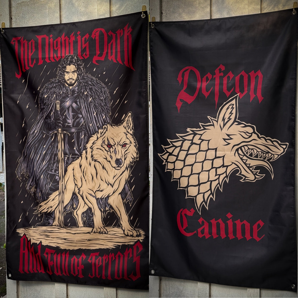 Defcon Snow Double-Sided Flag – Defcon Propaganda