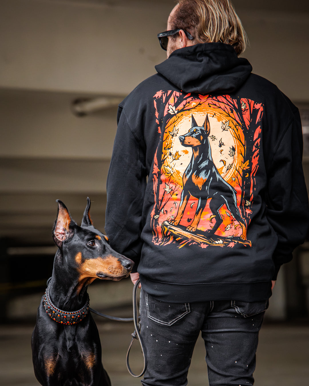 Autumn Doberman Hooded Sweatshirt – Defcon Propaganda