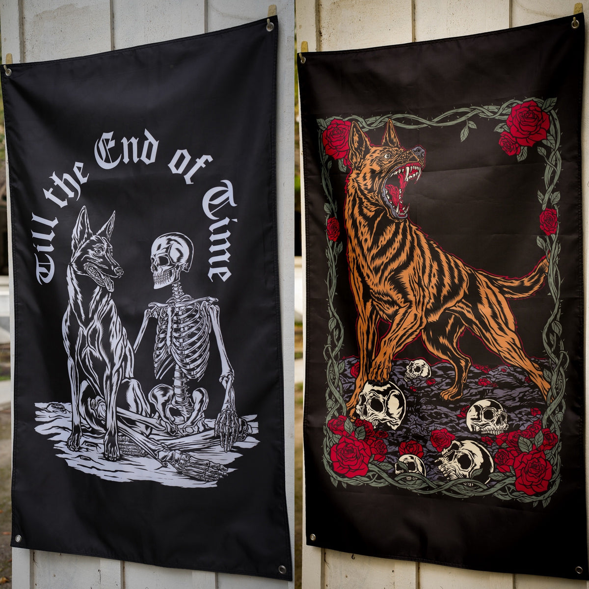 Till the End of Time Double-Sided Flag – Defcon Propaganda