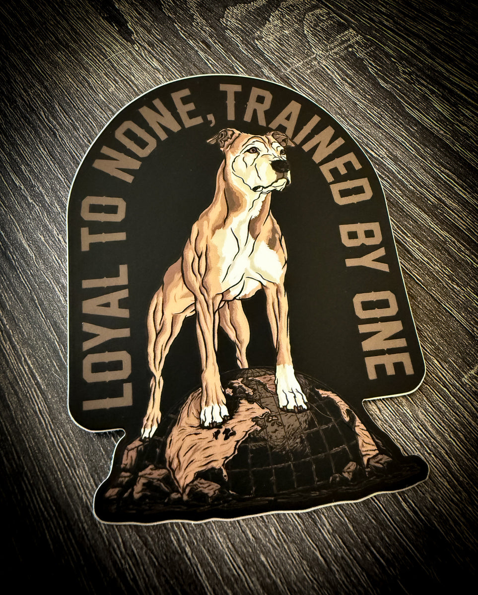 Loyal To None, Trained By One Sticker – Defcon Propaganda
