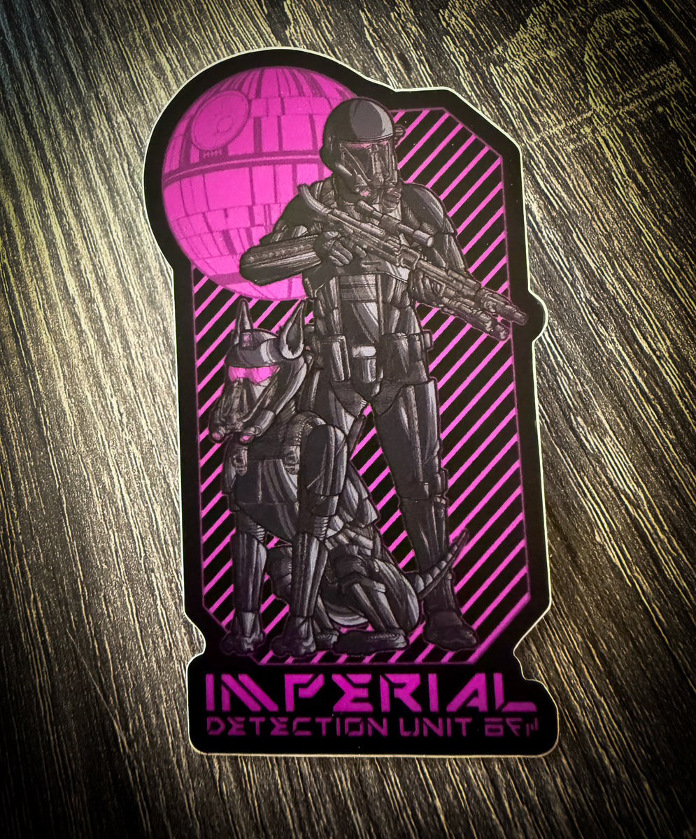 Imperial Detection Die-Cut Sticker – Defcon Propaganda