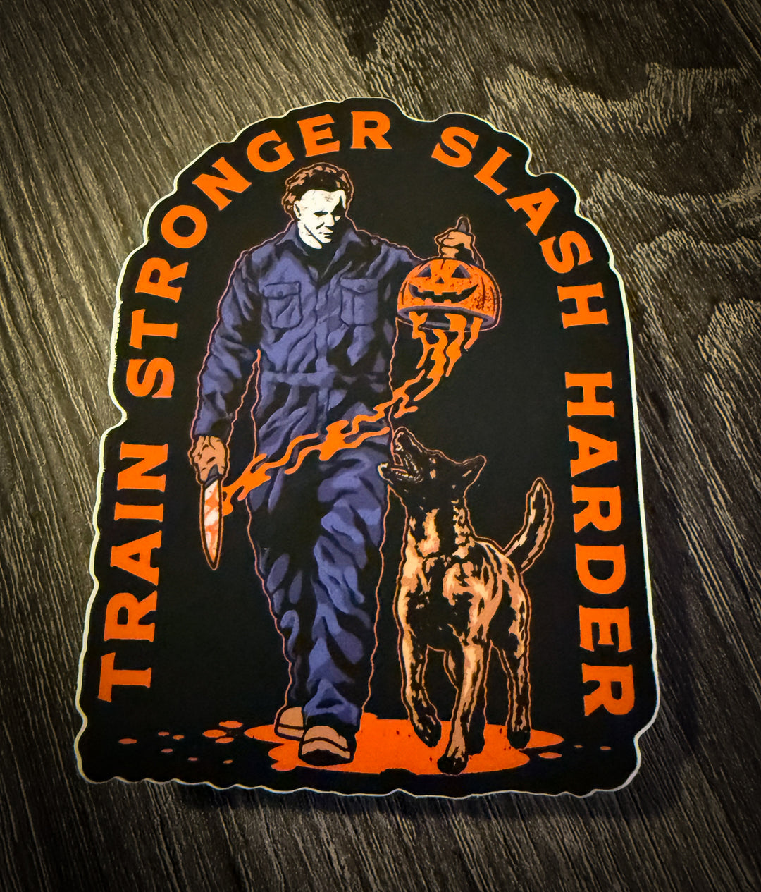 Slash Harder Sticker – Defcon Propaganda