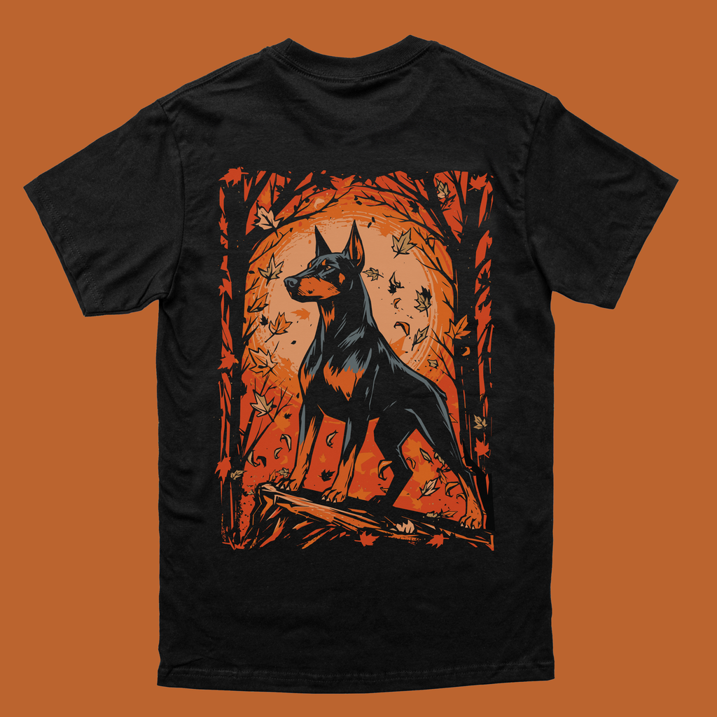 Autumn Doberman T-Shirt – Defcon Propaganda