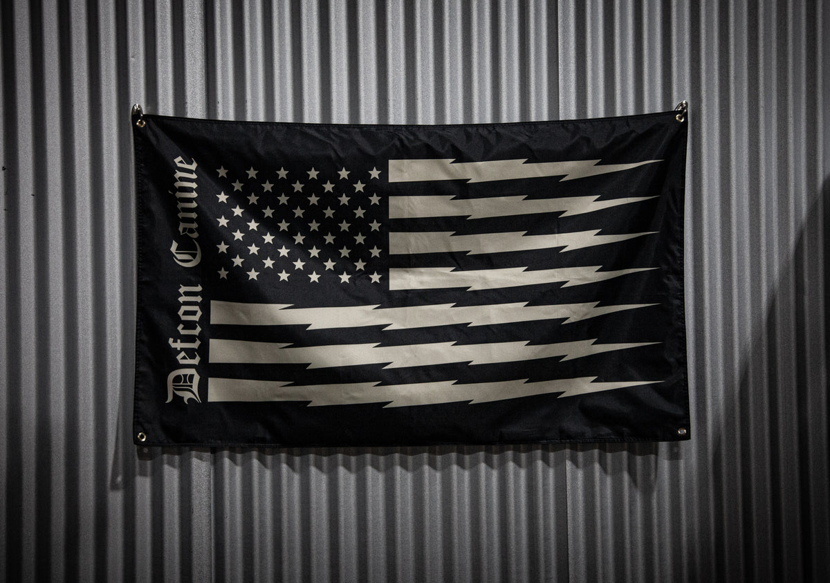 Defcon Quickstrike DoubleSided FlagN Defcon Propaganda